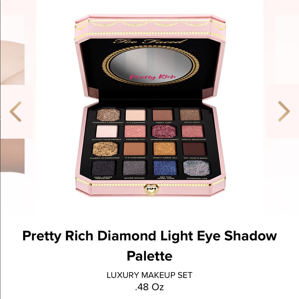 Too Faced Pretty Rich Diamond Eye Shadow Palette - Picture 7 of 9